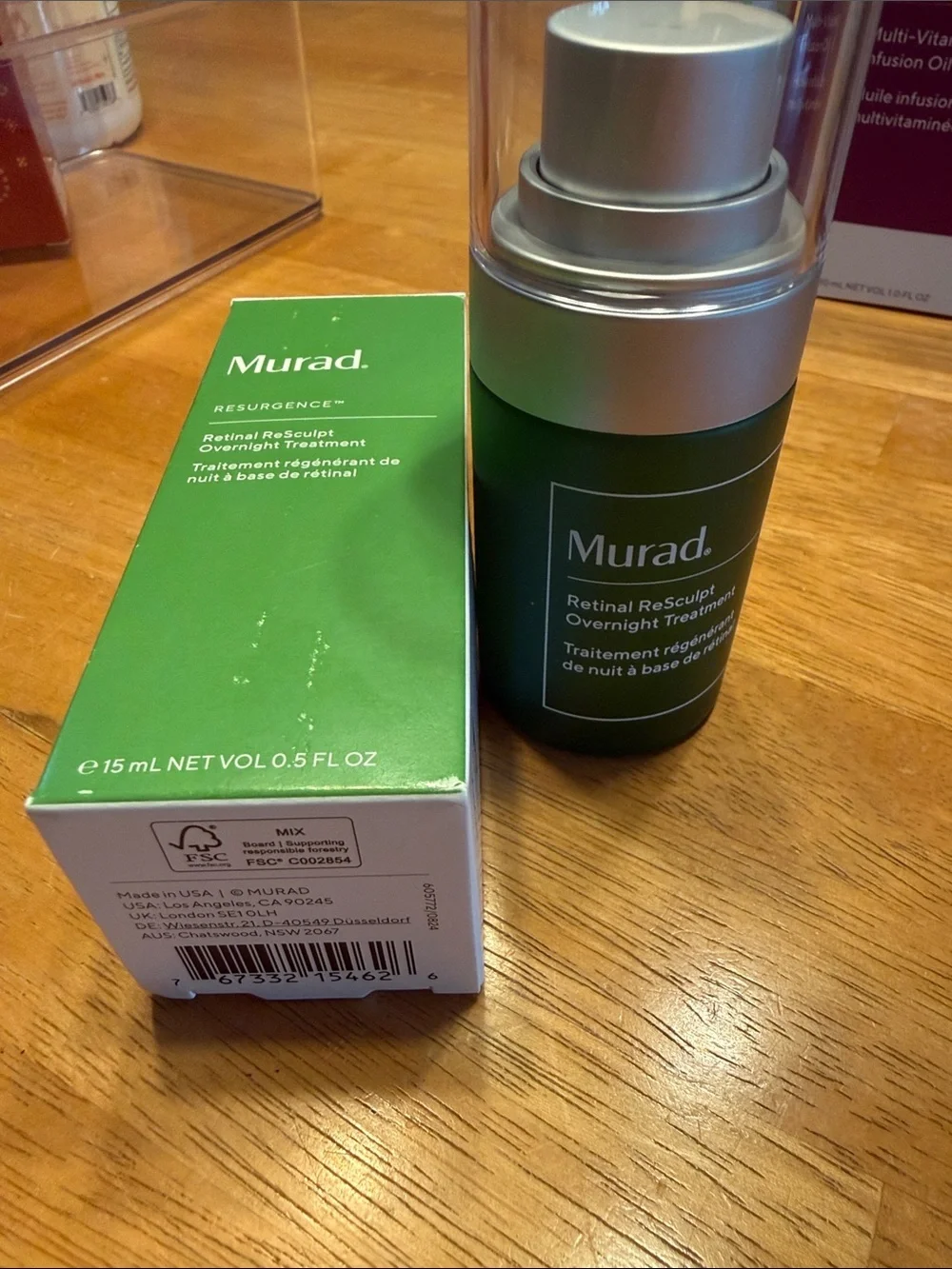 Murad Resurgence Retinal ReSculpt Overnight Treatment .5 Ounces.